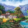 Country House Landscape Paint By Numbers