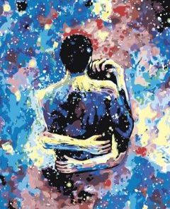 Couple Hug Paint By Numbers