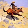 Cowboy On His Horse Paint By Numbers
