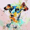 Cute Colorful Dog Paint By Numbers