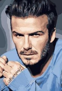 David Beckham Paint By Numbers
