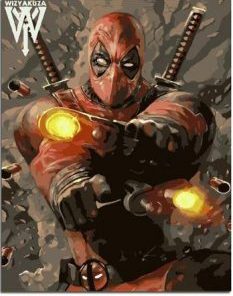 Deadpool Paint By Numbers