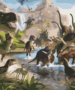 Dinosaur Park Paint By Numbers