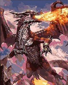 Dragon Fire Paint By Numbers