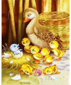 Duck Family Paint By Numbers