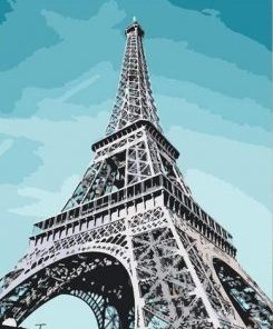 Eiffel Tower Paint By Numbers