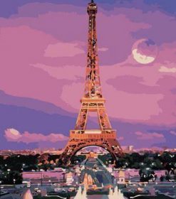Eiffel Tower Sky Paint By Numbers
