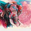 Fantastic Colorful Elephant Paint By Numbers