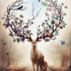 Fantasy Deer Art Paint By Numbers