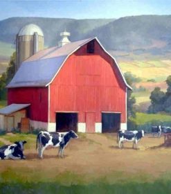 Farm Of Cows Paint By Numbers
