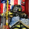 Fireman Costume Paint By Numbers