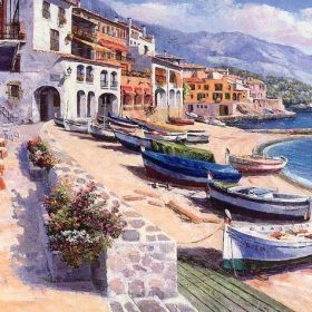 Fishermen Village Paint By Numbers