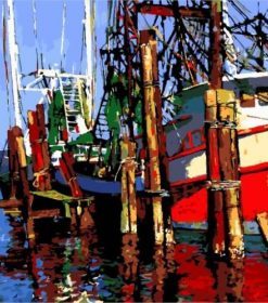 Fishing Boat Paint By Numbers