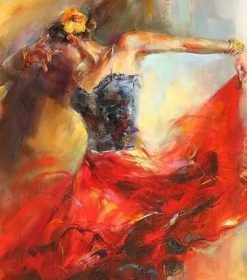 Flamenco Dancer Paint By Numbers