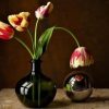 Flower In Glass Bowl Paint By Numbers