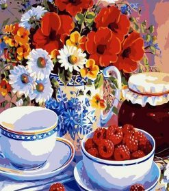 Flowers and Fruits Paint By Numbers