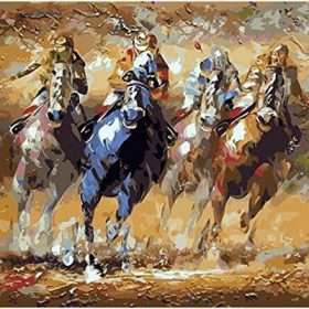 Four Horses Paint By Numbers