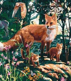 Fox Of Jungle Paint By Numbers