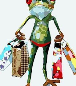 Frog Shopping Paint By Numbers