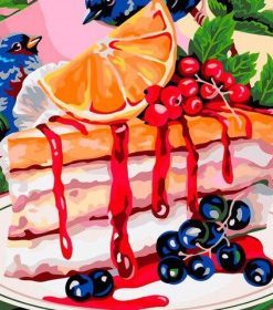 Fruit Cake Paint By Numbers