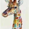 Funny Giraffe Paint By Numbers