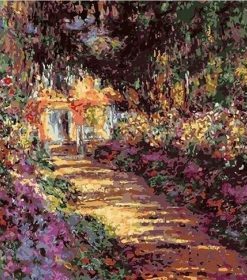 Garden Path By Monet Paint By Numbers