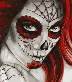 Girl With Red Hair Paint By Numbers