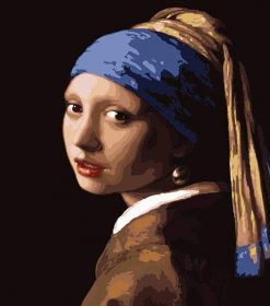 Girl with a Pearl Earring Paint By Numbers