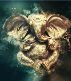 Golden Elephant Paint By Numbers