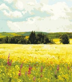 Golden Field Paint By Numbers