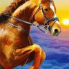 Golden Horse Paint By Numbers