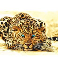 Gorgeous Leopard Paint By Numbers