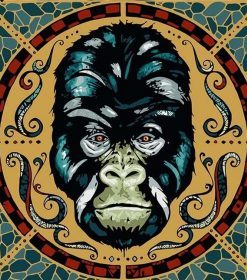 Gorilla Logo Paint By Numbers