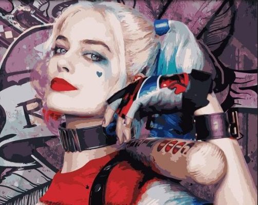 Harley Quinn paint by numbers