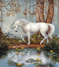 Horse Unicorn Forest Paint By Numbers