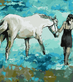 Horse and Girl Paint By Numbers
