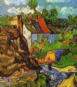 Houses In Auvers By Gogh Paint By Numbers
