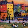 Houses in Munich By Kandinsky Paint By Numbers