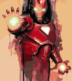 Iron Man The Avengers Paint By Numbers