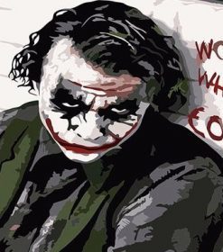 Joker Smile Paint By Numbers