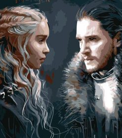 Jon and Daenerys Paint By Numbers