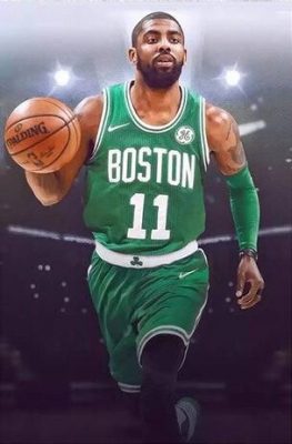 Kyrie Irving in Celtics Jersey paint by numbers