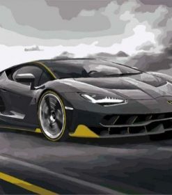 Lamborghini Centenario Paint By Numbers