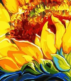 Large Sunflower Paint By Numbers