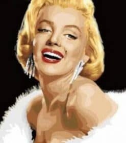 Laughing Marilyn Monroe Paint By Numbers