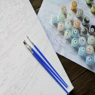 Lay your custom paint by numbers kit