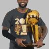 LeBron James with The Trophy Paint By Numbers