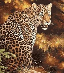 Leopard in Jungle Paint By Numbers