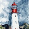 Lighthouse Mountain Paint By Numbers