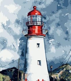 Lighthouse Mountain Paint By Numbers